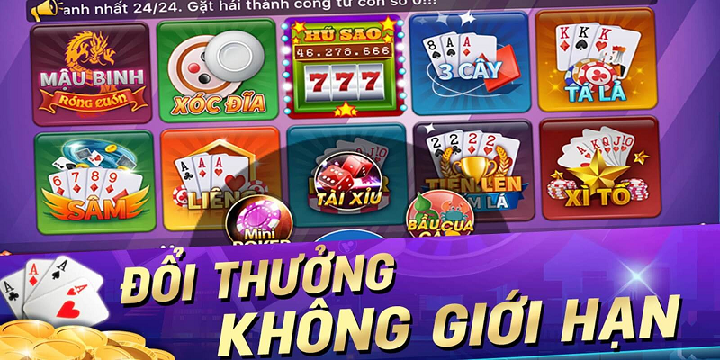 Tham gia đổi thưởng không giới hạn tại game bài