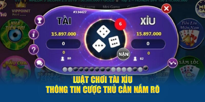 Luật chơi tài xỉu